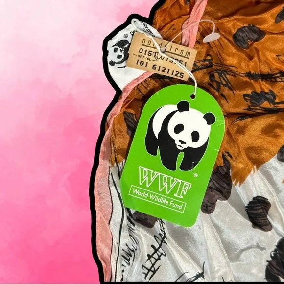 🌈 Colorful Vintage Animal Silk Japanese Art Scarf - Picture 3 of 5